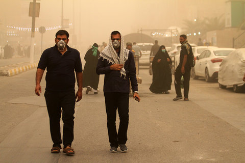 میزان ریزگردهای خوزستان ۳۰ برابر بیش از استاندارد جهانی است