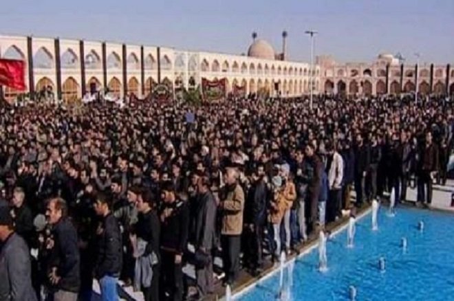 اجتماع ۲۰ هزار نفری عزاداران حسینی در میدان امام علی(ع)