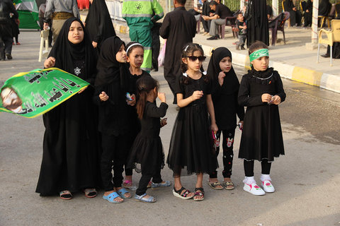 حضور چشمگیر کودکان در پیاده روی اربعین