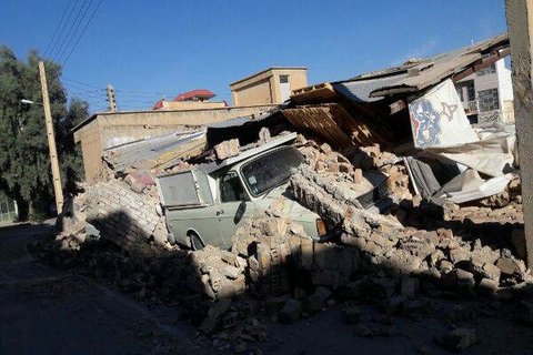 زلزله شدید در ایران و عراق