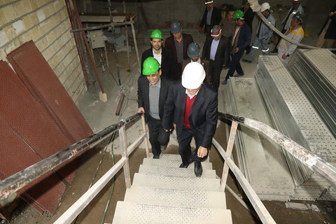 بازدید شهردار، رییس و اعضای شورای شهر اصفهان از پروژه مترو-ایستگاه انقلاب