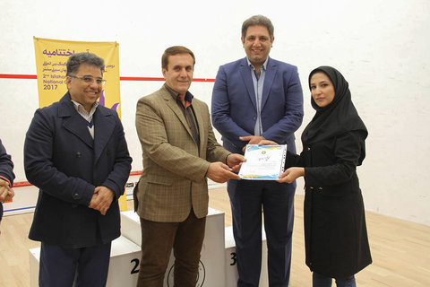 پایان مسابقات اسکواش رنکینگ بین‌المللی نشنال کلوز بانوان «جام اصفهان سیتی‌سنتر»