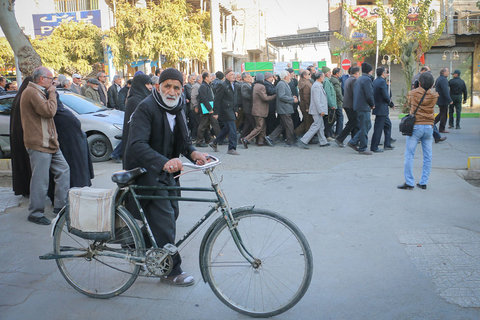 تشییع دکتر محمد ابوترابی در نجف آباد‎