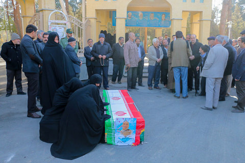 تشییع دکتر محمد ابوترابی در نجف آباد‎