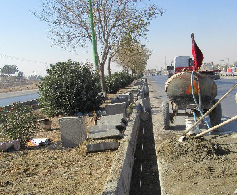 پیشرفت ۵۵ درصدی پروژه احداث ۴۵ متری بلوار مصلی شرقی تا حر