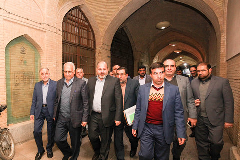 بازدید شهردار و اعضای شورای شهر اصفهان از جاذبه های گردشگری در منطقه ۱۱ اصفهان
