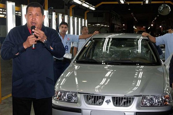 مرحوم چاوز و خودروی سمند