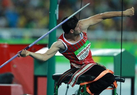 Iranian javelin thrower grabs gold medal in UAE Para Games