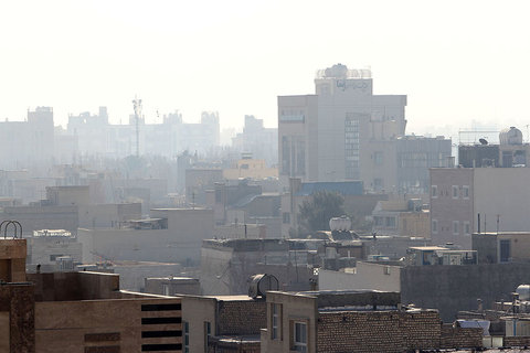 سایه سنگین آلودگی هوا بر سر اصفهان