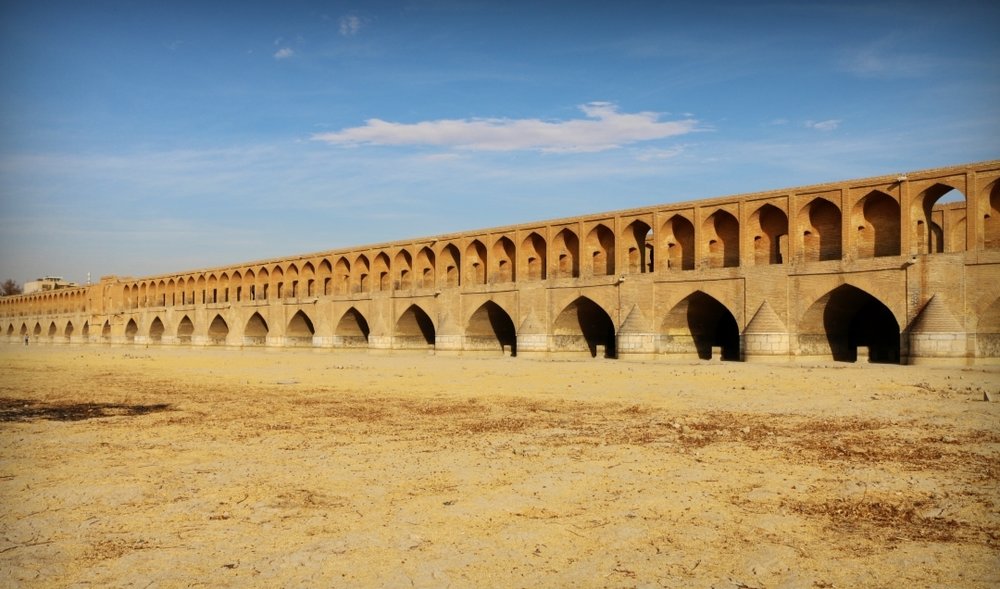 Dried-out river of Zayanderud threatening Isfahan's vitality