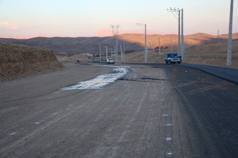 جاده تیران به سامان ایمن می شود