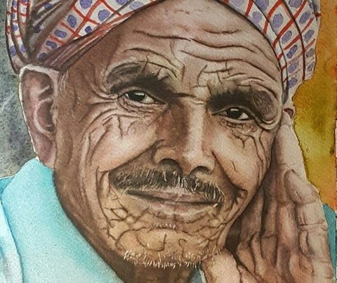 هنرمند اصفهانی در آبرنگ "اوربینو" خوش درخشید