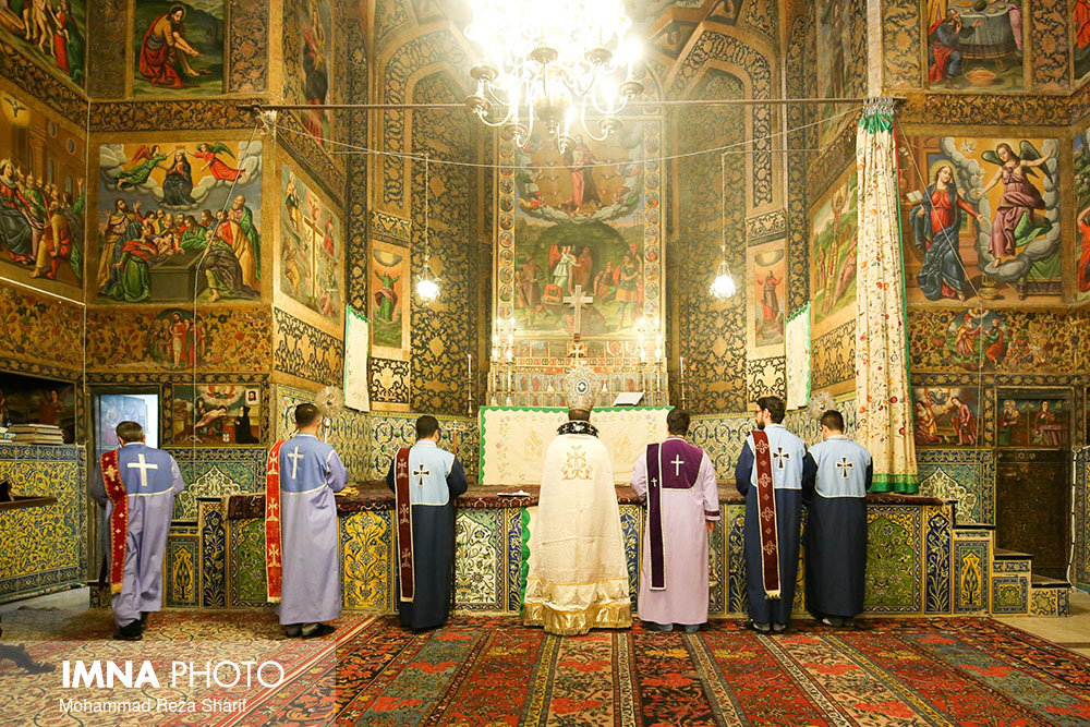 آیین مذهبی ارامنه اصفهان در کلیسای وانک
