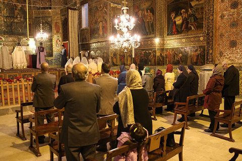 مراسم مذهبی سالروز ورود حضرت مسیح(ع) به کلیسا‎