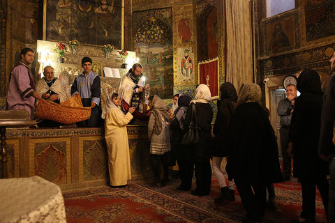 مراسم مذهبی سالروز ورود حضرت مسیح(ع) به کلیسا‎