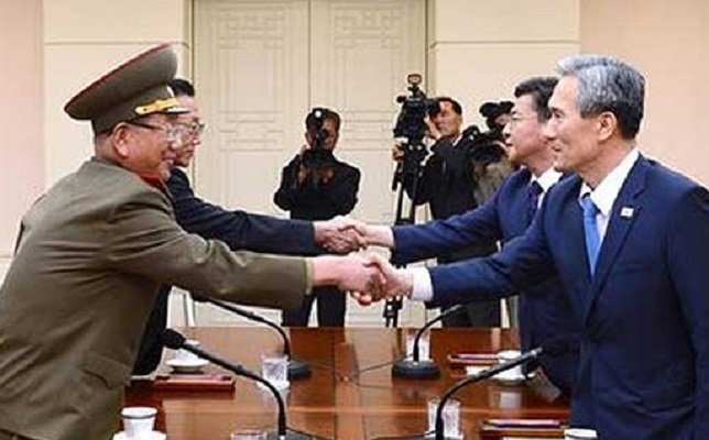 شروع مذاکرات رسمی بین دو کره در «روستای آتش‌بس»