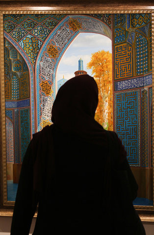 آثار نقاشی "محمدعلی حدت" در نگارخانه خورشید
