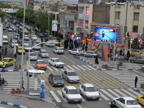 قفل ترافیک در خیابان شمس‌آبادی 