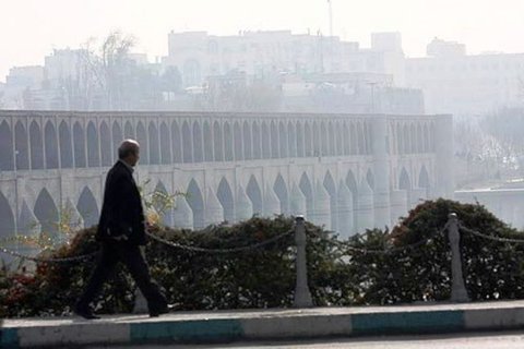 افزایش آلاینده‌ها در اصفهان