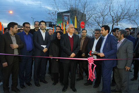 افتتاح پروژه های عمرانی منطقه یک شهرداری 