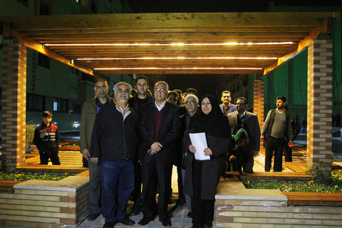 افتتاح پروژه های عمرانی منطقه یک شهرداری 