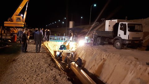 تعمیر دستگاه بویلر فولادی در مرکز انتقال نفت مارون- اصفهان