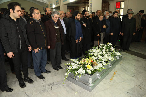 مراسم تشییع و تدفین" جمشید مظاهری"