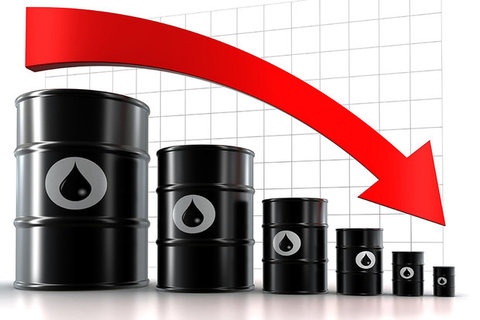 ریزش قیمت نفت رکورد زد