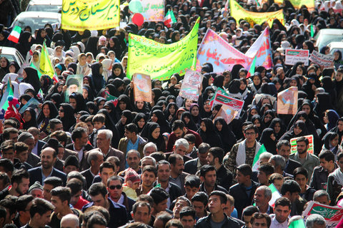 راهپیمایی مردم سمیرم به مناسبت پیروزی شکوهمند انقلاب اسلامی
