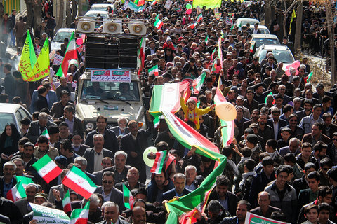 راهپیمایی ۲۲ بهمن تجدید میثاق ملت با آرمان های انقلاب است