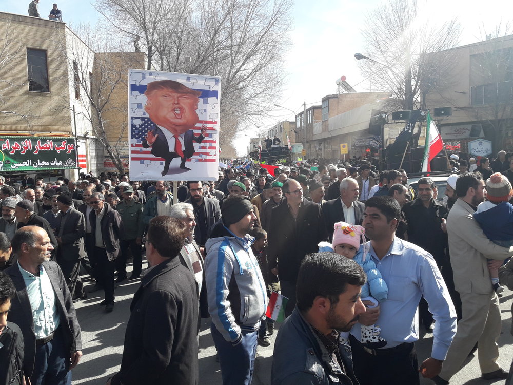مردم ایران همیشه در صحنه های انقلابی حضور دارند
