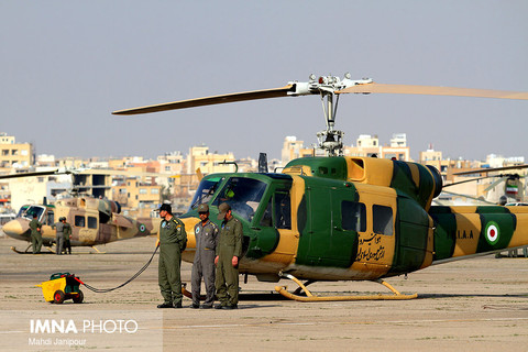 رزمایش هوایی پایگاه چهارم هوانیروز اصفهان