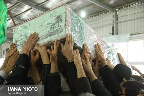 مراسم سالگرد سردار شهید حسین خرازی در گلستان شهدا