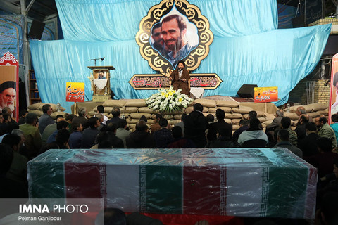مراسم سالگرد سردار شهید حسین خرازی در گلستان شهدا