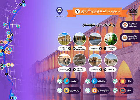 اینفوگرافیک اصفهان گردی