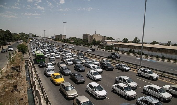 ترافیک پرحجم و روان در محورهای ورودی اصفهان