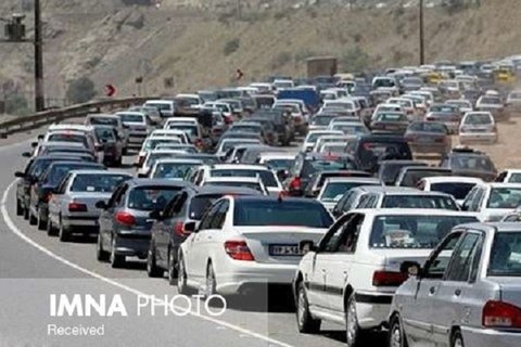 ترافیک پرحجم جاده‌ها در دهمین روز فروردین