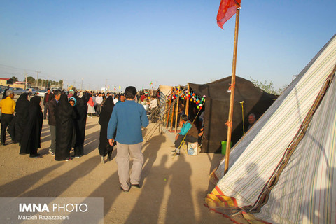 نمایشگاه صنایع دستی ایل قشقایی در روستای کلارتان 