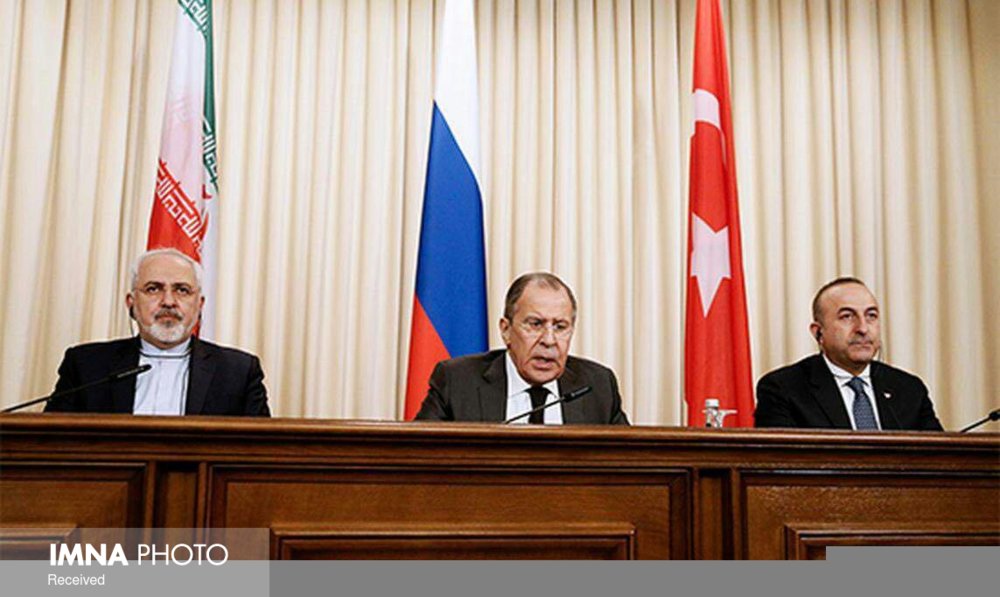 نشست وزیران خارجه ایران، ترکیه و روسیه درباره سوریه
