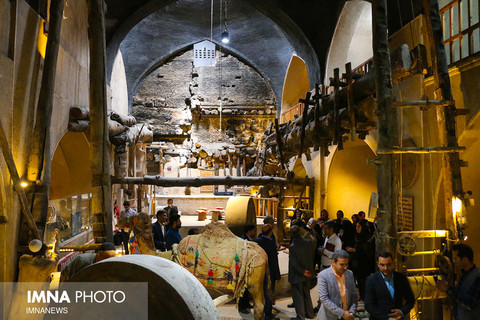 افتتاح ورودی اصلی موزه عصارخانه شاهی