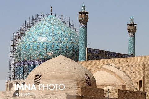 کشف آبراهه صفوی در مسجد امام اصفهان