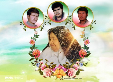 پیکر مادر شهیدان سبکتکین ریزی در زرین‌شهر تشییع  خواهد شد