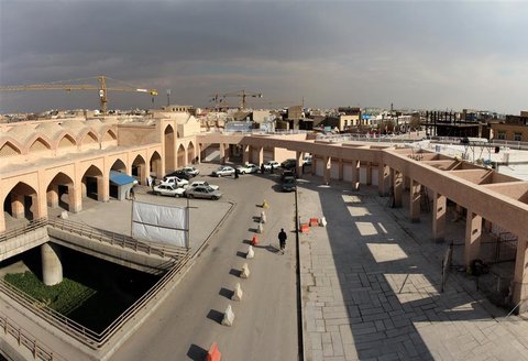 پیشرفت ۹۰ درصدی آزادسازی ضلع شرقی میدان جلوخان پروژه میدان امام علی (ع)