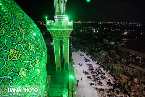 مراسم شب احیا در امامزاده سید محمد‎