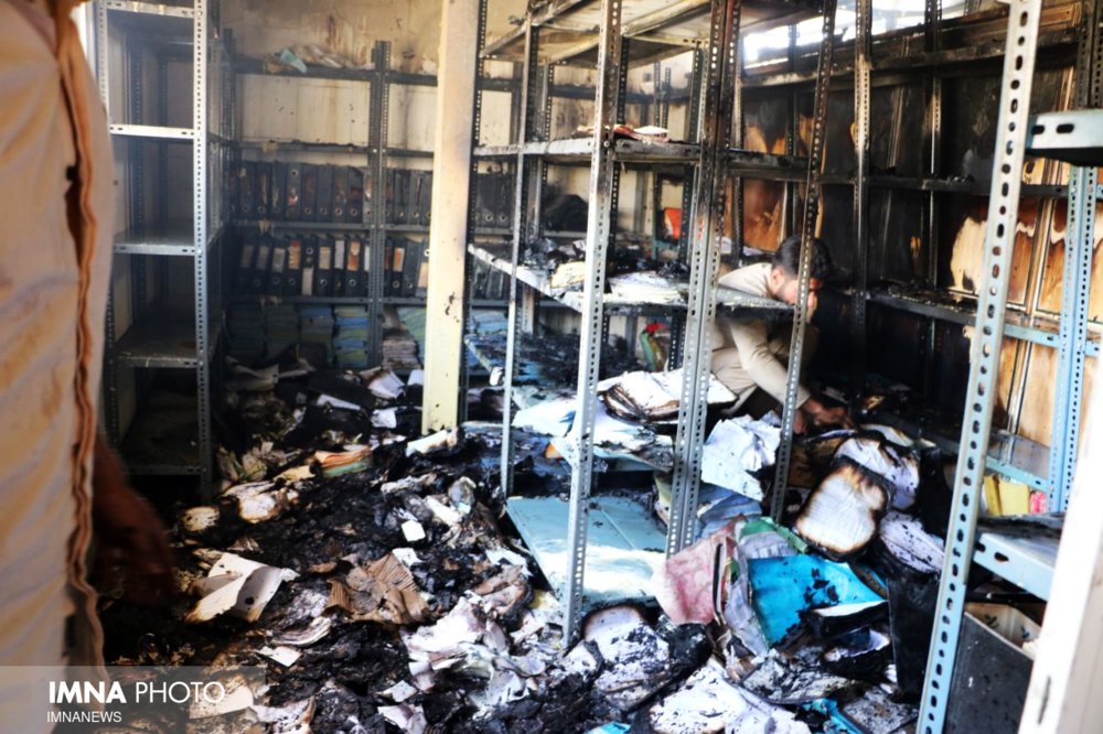 ۱۲۰ مغازه در آتش‌سوزی بازارچه خیام خسارت دیدند