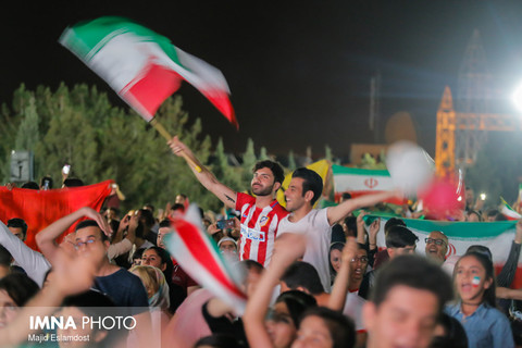 پخش مستقیم مسابقه تیم ملی ایران در جام جهانی در کوه صفه