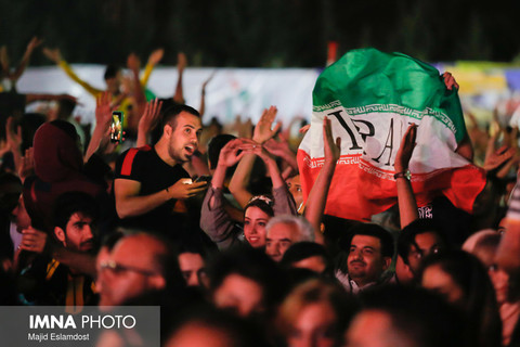 پخش مستقیم مسابقه تیم ملی ایران در جام جهانی در کوه صفه