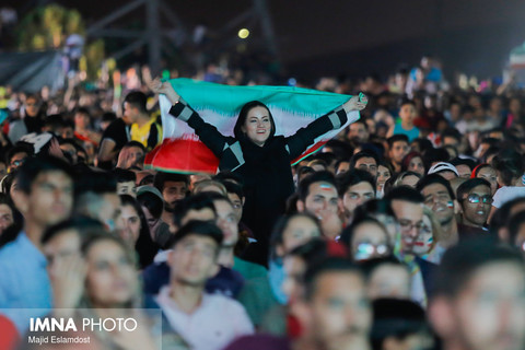 پخش مستقیم مسابقه تیم ملی ایران در جام جهانی در کوه صفه