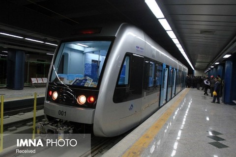 مترو حدفاصل ایستگاه امام حسین (ع) - صفه تا ساعت ۱۸ از مدار خارج است