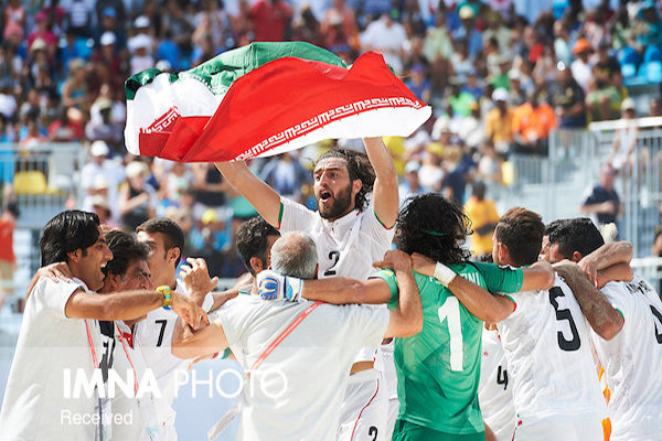 تیم ملی فوتبال ساحلی ایران در رده سوم جهان و بر بام آسیا